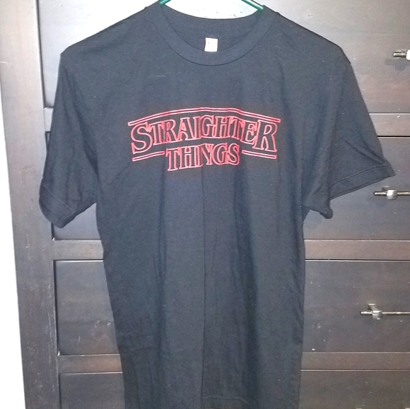 * Stranger Things black tshirt top size M - Picture 1 of 3